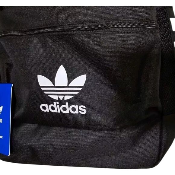 ADIDAS Originals Base Black White Stripes Large Backpack - Picture 4 of 16